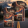 BlueJose Personalized Car Vintage Hot Rod Route 66 Classic Car 3D Hoodie