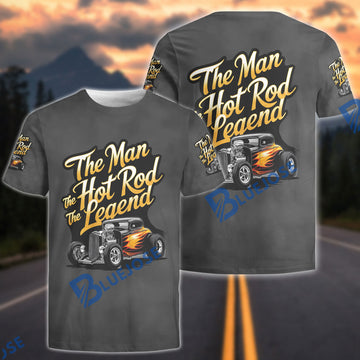 Bluejose The Man, The Hot Rod Legend – Vintage Hot Rod T-Shirt