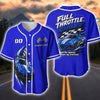 Bluejose Racing Car "Full Throttle No Apologies" Supercar Baseball Jersey