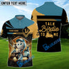 BlueJose Talk Birdie To Me Funny Golf Polo Shirt, Custom Name & Team Name 3D Shirts