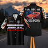 BlueJose I'm a Simple Man - I Like Racing And Believe in Jesus - Custom Photo Racing Shirt (9 colors)