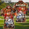 BlueJose Golf Serious Never Give Up Graffiti Personalized Name, Team Name 3D Shirt (4 Colors)