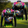 BlueJose Disc Golf Paint Splash Customized Name, Team Name 3D Shirt