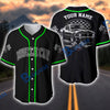 BlueJose Personalized Car Muscle Legends Classic Mustang Racing Baseball Jersey