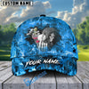 BlueJose Skull Golf Cap, Personalized Name Pattern 3D Classic Cap