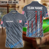 BlueJose Billiards Ball 8 American Flag and Pool Cues Customized Name, Team Name 3D Shirt