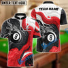 BlueJose Billiard 8 Ball Flame Paint Flow Personalized Shirt (4 Colors)