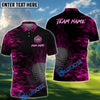 BlueJose  Golf Ball Fire Customized Name, Team Name 3D Shirts (4 Colors)