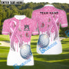 BlueJose Golf Awareness Edition Personalized Name, Team Name 3D Shirt (4 Colors)