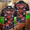 BlueJose Billiards Viking Thunder Personalized Name Shirt (5 Colors)