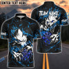 BlueJose Darts Bloody Wolf Personalized Name, Team Name Shirt (4 Colors)