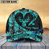 BlueJose Country Girl Deer Heart Hunting Multicolor Pattern Personalized Cap