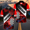 BlueJose Darts Canada Flag Personalized Name, Team Name Shirt