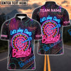 BlueJose Darts Let‚Äö√Ñ√¥s Play Darts Neon Attitude Style Personalized Name, Team Name Shirt