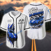 Bluejose Racing Car "Full Throttle No Apologies" Supercar Baseball Jersey