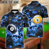 BlueJose Billiards Ball 8&9 Shoot And Destroy Personalized Name Shirt (4 Colors)