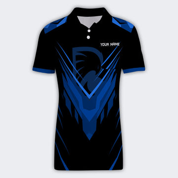 BlueJose Design Blue And Black Darts Personalized Name, Team Name Unisex Shirt