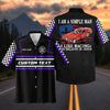BlueJose I'm a Simple Man - I Like Racing And Believe in Jesus - Custom Photo Racing Shirt (9 colors)