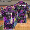 BlueJose Bowling Street Style Funny Ball Customized Name, Team Name 3D Shirt (4 Colors)