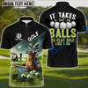 BlueJose Funny Golf Polo Shirt, Custom Name & Team Name 3D Shirts