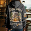 BlueJose Racoon Camping We Will Get There When We Get There Personalized Name Shirts