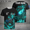 BlueJose Hellfire Bulldog Disc Golf Polo Personalized Name, Team Name 3D Shirt (4 Colors)