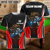 BlueJose Billiards Cowboy 8 Ball Cartoon Style Personalized Name Shirt (4 Colors)
