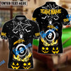 BlueJose Billiards Ball 8 Wizard Personalized Name & Team Name Shirt (4 Colors)