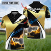 BlueJose Golf Fire Stand Customized Name, Team Name 3D Shirts (4 Colors)