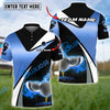 BlueJose Golf Fire Stand Customized Name, Team Name 3D Shirts (4 Colors)