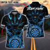 BlueJose Darts Golden Dragon Customized Name, Team Name 3D Shirt (4 Colors)