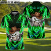 BlueJose Savage Cowboy Golf Polo Shirt, Customized Name & Team Name 3D Shirts (4 Colors)