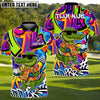 BlueJose Urban Bunny Golfer Shirt Golf Polo Customized Name, Team Name 3D Shirts (4 Colors)