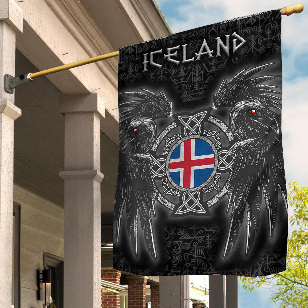VikingStyle Hooded Blanket - Iceland Viking Raven Hooded Blanket A95