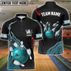 BlueJose Bowling And Breaking Pins Customized Name, Team Name 3D Shirt (6 Options)