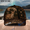 BlueJose Hunting Leather Patch Personalized 3D Cap (12 animals)