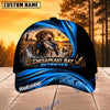 BlueJose Dog Hunting And Duck Blue Wave Sunset Marsh Scene Personalized Name 3D Cap (8 Dog Breeds)