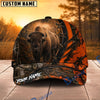 BlueJose Hunting Lace-Up Orange Forest Personalized 3D Cap (12 animals)