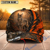 BlueJose Hunting Lace-Up Orange Forest Personalized 3D Cap (12 animals)