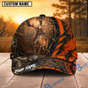 BlueJose Hunting Lace-Up Orange Forest Personalized 3D Cap (12 animals)