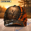 BlueJose Hunting Lace-Up Orange Forest Personalized 3D Cap (12 animals)
