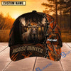 BlueJose Hunting Orange Woodland Hunter Personalized 3D Cap