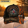 BlueJose Hunting Orange Woodland Hunter Personalized 3D Cap (9 animals)