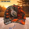 BlueJose Hunting Orange Camo Hunter Personalized 3D Cap (9 animals)