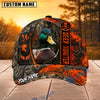 BlueJose Hunting Orange Camo Hunter Personalized 3D Cap (9 animals)