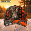 BlueJose Hunting Orange Camo Hunter Personalized 3D Cap (9 animals)