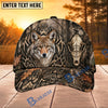 BlueJose Hunting Skull Target Woodland Camo Personalized 3D Cap (9 animals)