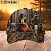 BlueJose Hunting Skull Target Woodland Camo Personalized 3D Cap (9 animals)