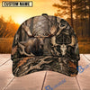 BlueJose Hunting Skull Target Woodland Camo Personalized 3D Cap (9 animals)