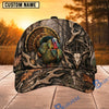 BlueJose Hunting Skull Target Woodland Camo Personalized 3D Cap (9 animals)